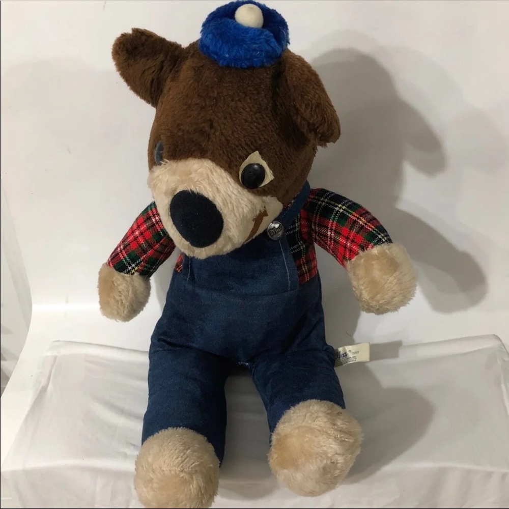 Vintage Elka Papa  Teddy Bear Plush The Bears 21"